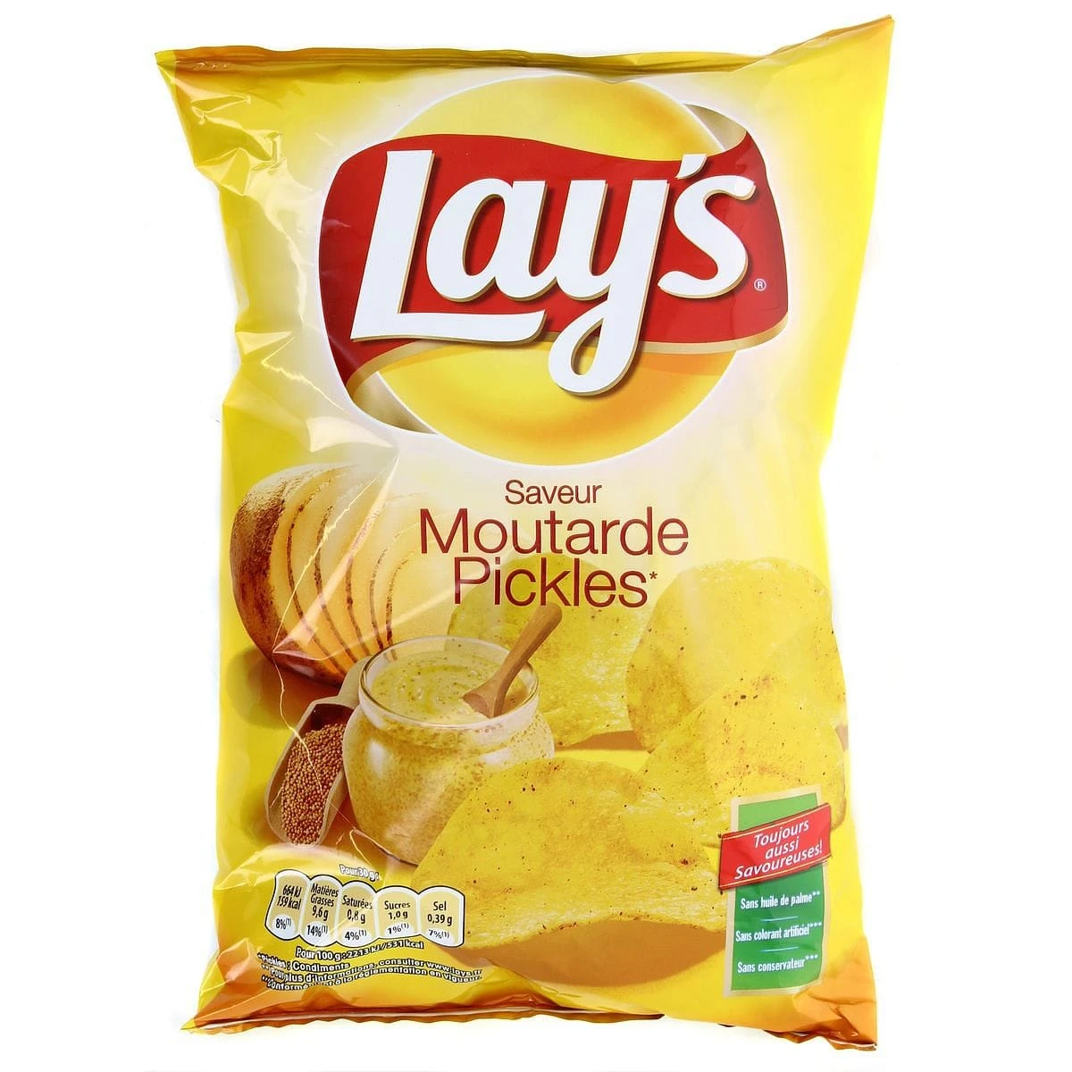 Lay's Mustard Pickles Flavor Chips 130g 3 Lay's Mustard Pickles Flavor Chips 130g