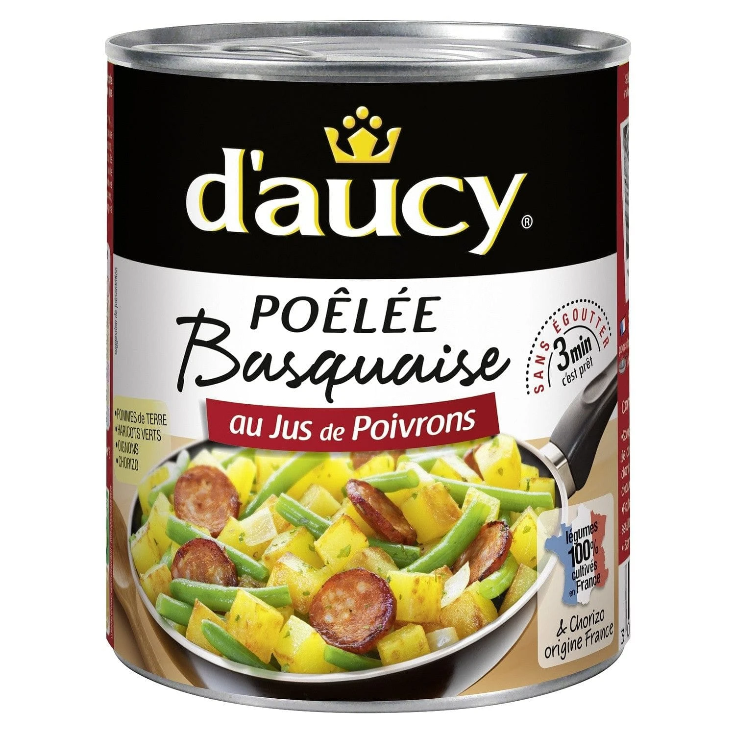 D'AucyParisian Pan-fried Cooked Vegetables 580g 3 D'AucyParisian Pan-fried Cooked Vegetables 580g