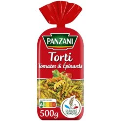 Panzani Spinach & Tomato Torti Pasta 500g