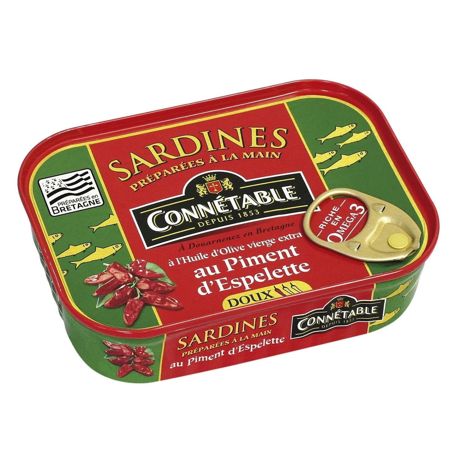 Connetable Sardine With Espelette Pepper Olive Oil 135g 3 Connetable Sardine With Espelette Pepper Olive Oil 135g