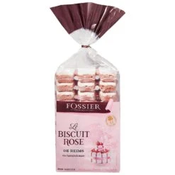 FOSSIER Pink Biscuits From Reims, Pack Of 30 - 250 G