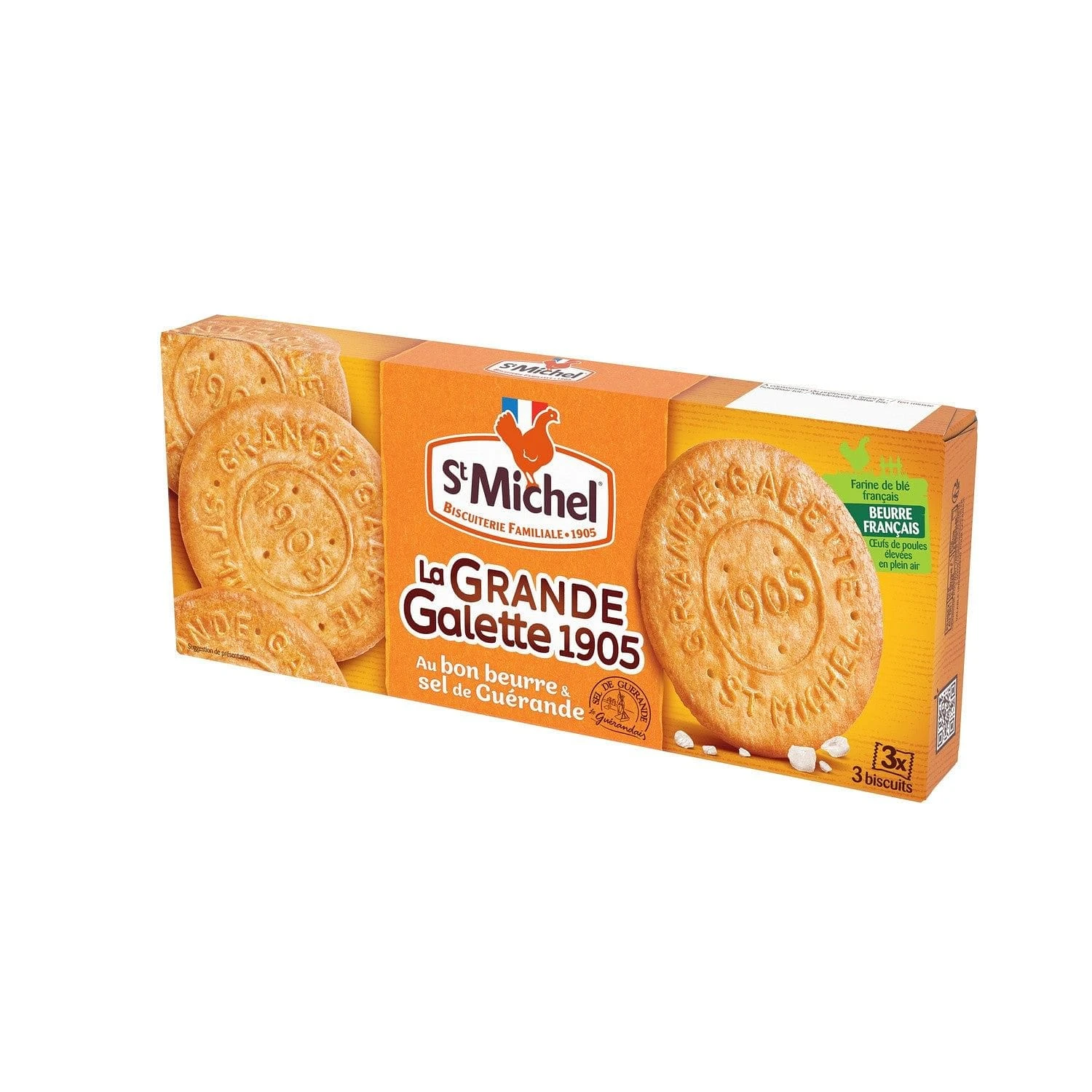 ST MICHEL Biscuits La Grande Galette With Guerande Salt And Fresh Butter 150g 3 ST MICHEL Biscuits La Grande Galette With Guerande Salt And Fresh Butter 150g