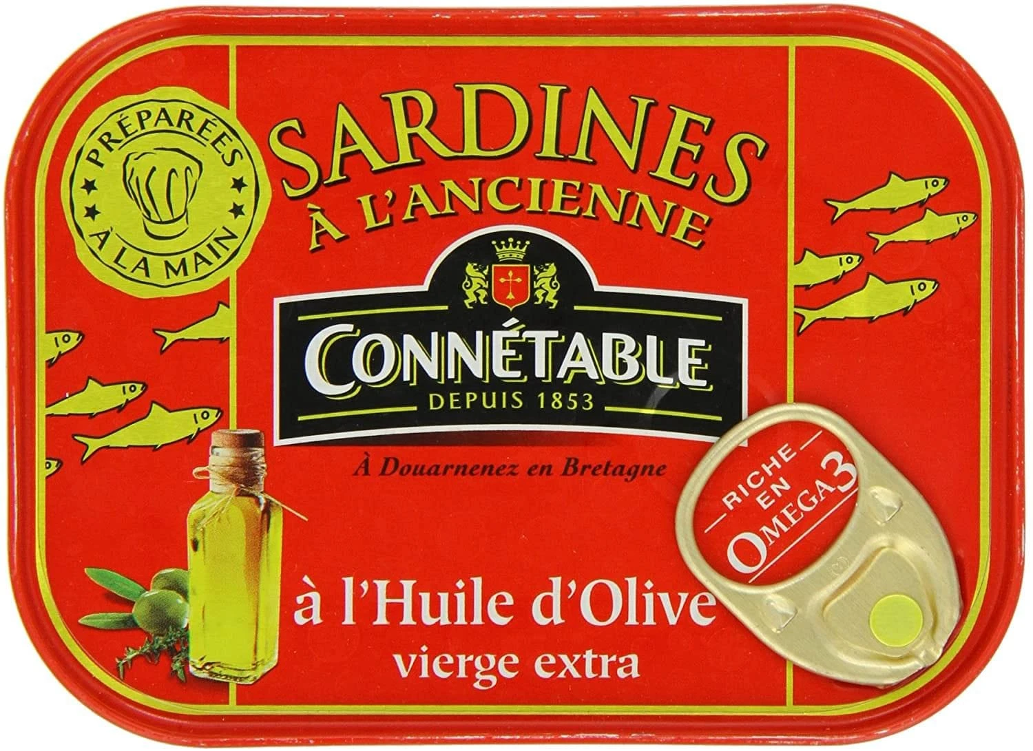 Connetable Sardines Extra Virgin Olive Oil 115g 3 Connetable Sardines Extra Virgin Olive Oil 115g