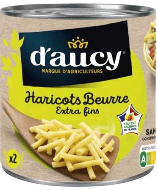 D'AUCY Extra Fine Butter Beans 220g 3 D'AUCY Extra Fine Butter Beans 220g