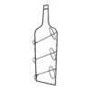 Wall Mounted Black Metal Wine Bottle Holder 2 Wall Mounted Black Metal Wine Bottle Holder -Mon Panier Shop N0713