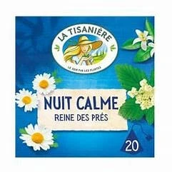 La Tisaniere Calm Night Infusion Meadowsweet X20 -28g
