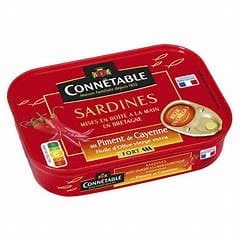 Connetable 1/5 Sardines In Olive Oil And Cayenne Pepper 135g