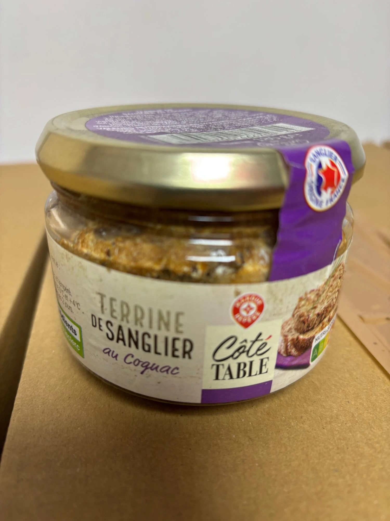 Reflets De France Wild Boar Pate Cooked Corsican-style 180g