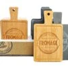 Wood & Slate Mini Platters, Display Pack Of 24 1 Wood & Slate Mini Platters, Display Pack Of 24 -Mon Panier Shop S KG0284M