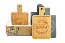Wood & Slate Mini Platters, Display Pack Of 24