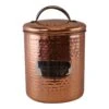 Hammered Copper Biscuit Tin, 17x14cm 1 Hammered Copper Biscuit Tin, 17x14cm -Mon Panier Shop S KG0323