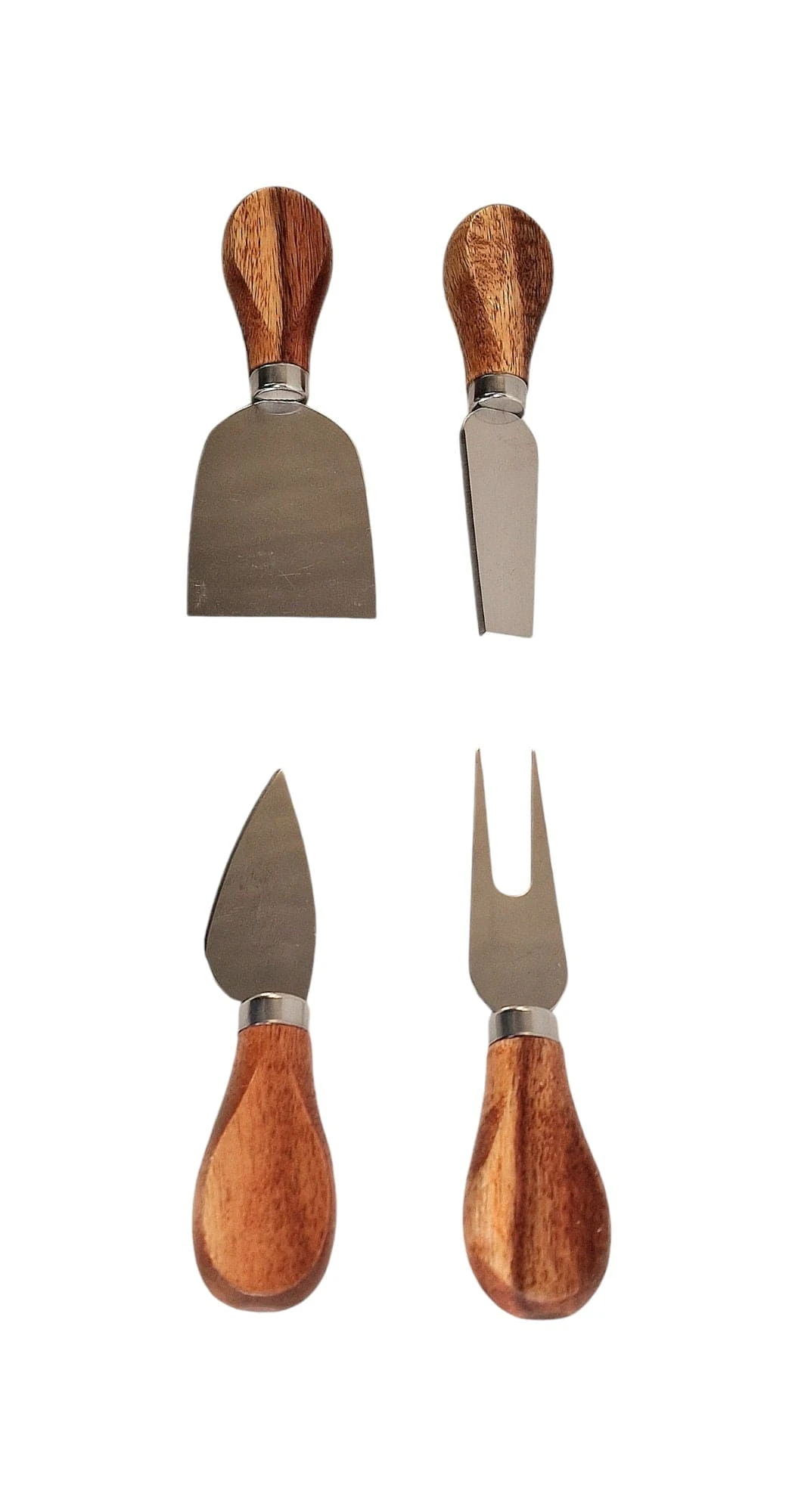 Set Of 4 Acacia Wood Cheese Knifes 5 Set Of 4 Acacia Wood Cheese Knifes - Image 3