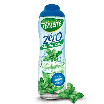 Teisseire Zero Green Mint Flavor Syrup 60cl 3 Teisseire Zero Green Mint Flavor Syrup 60cl