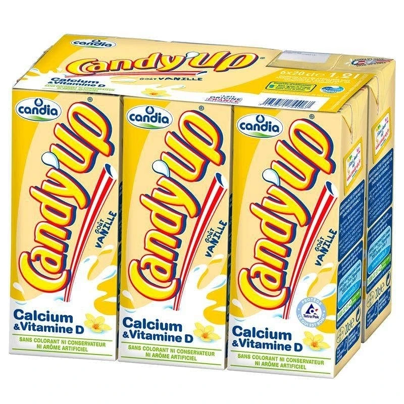 CANDIA Candy'Up Vanilla Milk Drink 20cl 3 CANDIA Candy'Up Vanilla Milk Drink 20cl
