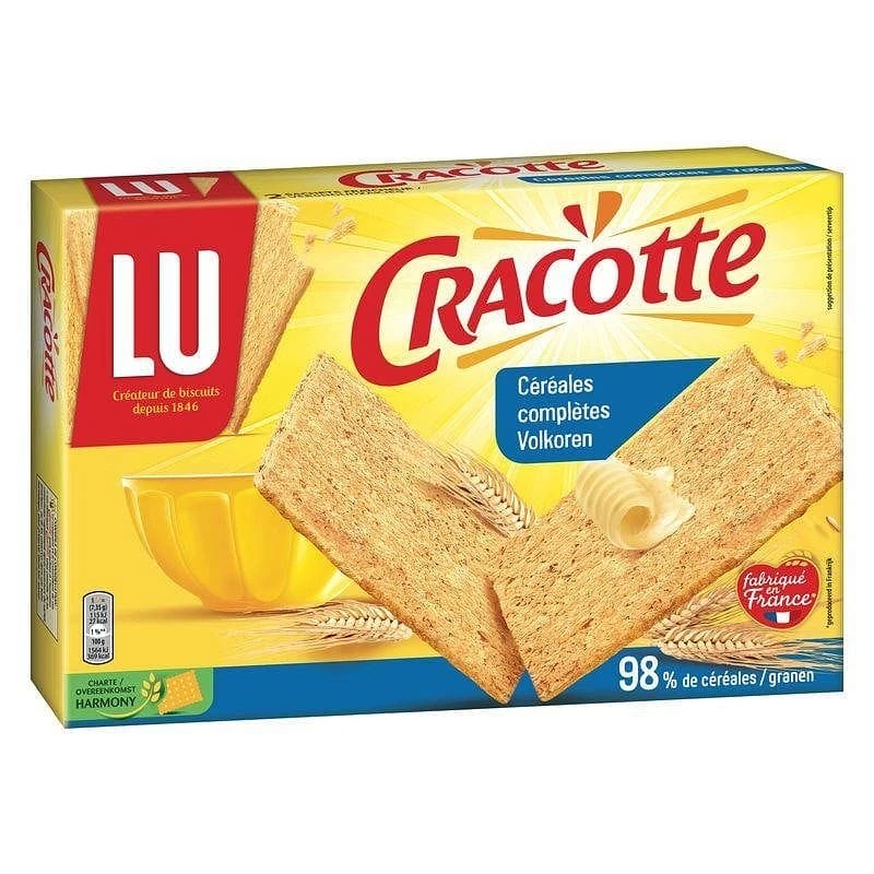Cracotte Crispy Toast With Whole Grains 250g 3 Cracotte Crispy Toast With Whole Grains 250g
