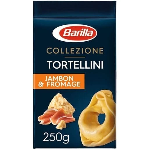 BARILLA Tortellini Pasta Stuffed With Ham Cheese Collezione 250g 3 BARILLA Tortellini Pasta Stuffed With Ham Cheese Collezione 250g