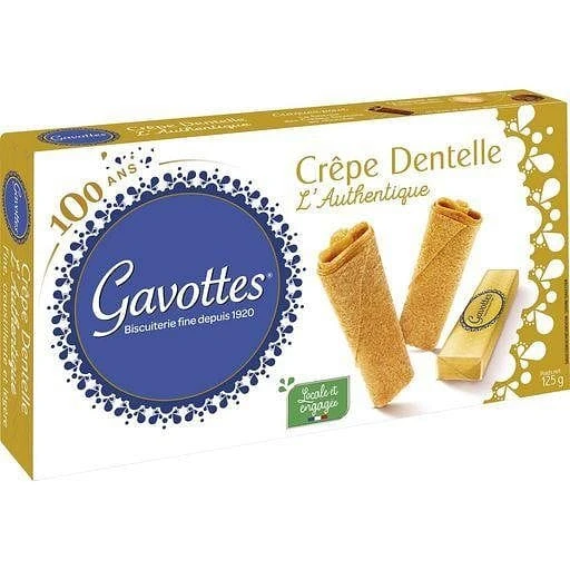 Gavottes Authentic Lace Pancakes 125g 3 Gavottes Authentic Lace Pancakes 125g