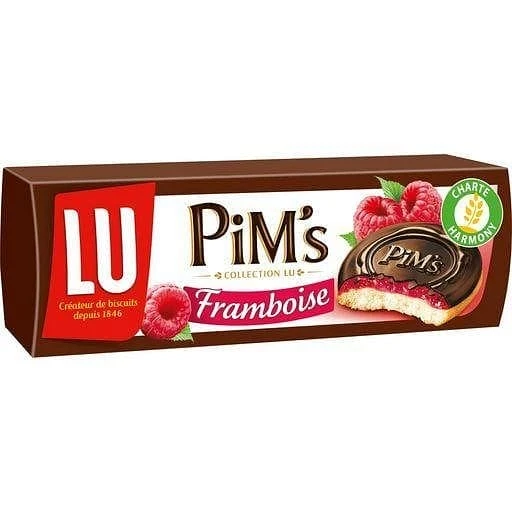 Pim's Raspberry-flavored Chocolate-covered Sponge Cakes 150g 3 Pim's Raspberry-flavored Chocolate-covered Sponge Cakes 150g