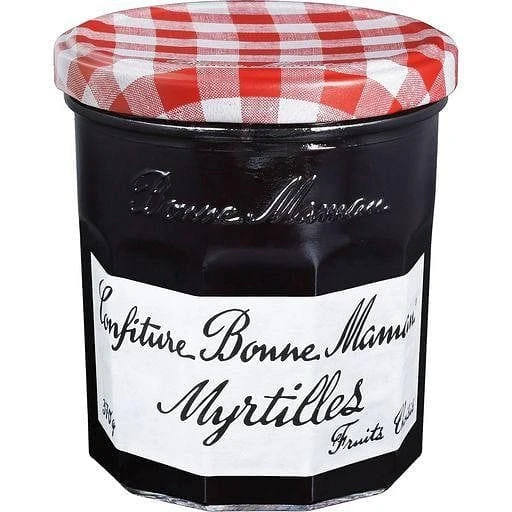 BONNE MAMAN Blueberry Jam 370g 3 BONNE MAMAN Blueberry Jam 370g