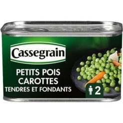 Cassegrain Tender And Melting Peas And Carrots 265g