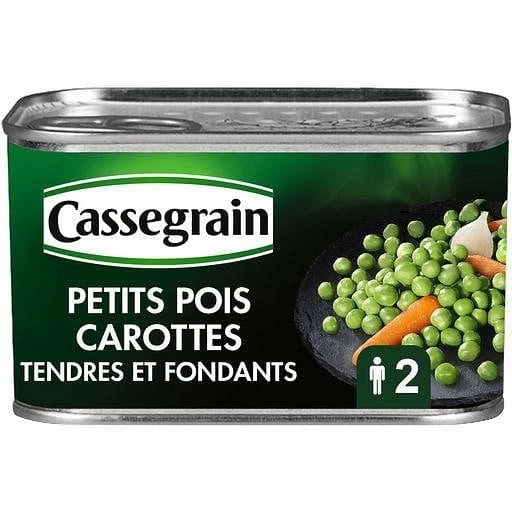 Cassegrain Tender And Melting Peas And Carrots 265g 3 Cassegrain Tender And Melting Peas And Carrots 265g