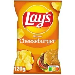 Lay's Cheeseburger Flavor Chips 120g