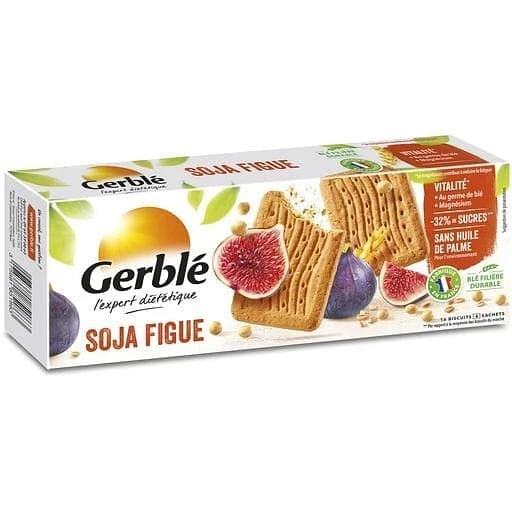 Gerble Soy And Fig Biscuits 270g 3 Gerble Soy And Fig Biscuits 270g