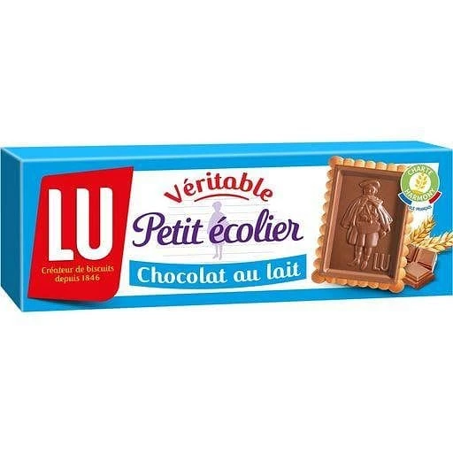 Lu Petit Ecolier Milk Chocolate Biscuits 150g 3 Lu Petit Ecolier Milk Chocolate Biscuits 150g