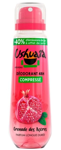 Ushuaia Compressed Deodorant 48h Pomegranate 100ml