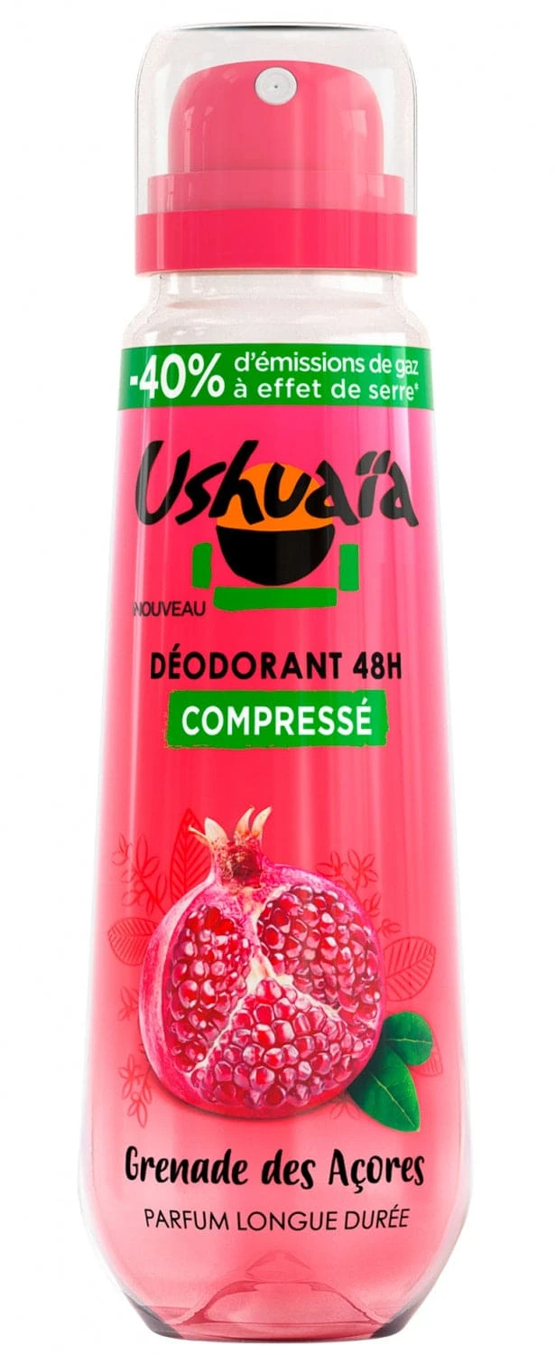 Ushuaia Compressed Deodorant 48h Pomegranate 100ml 3 Ushuaia Compressed Deodorant 48h Pomegranate 100ml