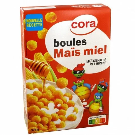 CORA Honey Corn Balls 375 G 3 CORA Honey Corn Balls 375 G
