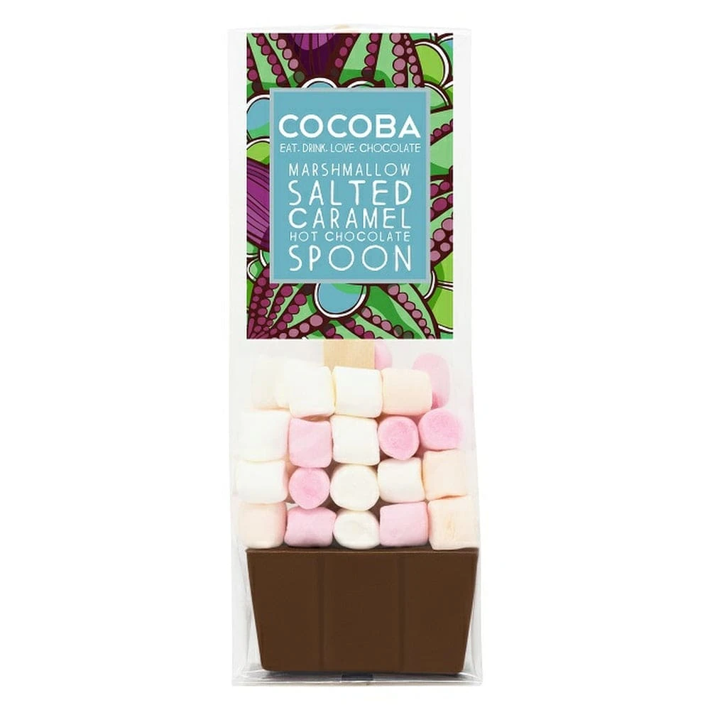 Cocoba Marshmallow Salted Caramel Hot Chocolate Spoon (50g) 3 Cocoba Marshmallow Salted Caramel Hot Chocolate Spoon (50g)