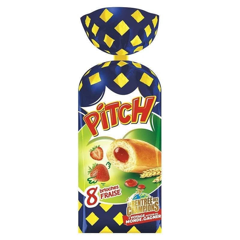 Pitch Strawberry Brioche X8 310g 3 Pitch Strawberry Brioche X8 310g