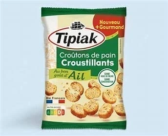 Tipiak Crispy Garlic Bread Croutons 75g 3 Tipiak Crispy Garlic Bread Croutons 75g